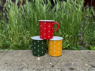 🌿 Rovný hrnek – tradice z naší rodinné dílny 🌿 Naše ručně malované keramické hrníčky ve vzoru čtyřpuntík a puntík si...